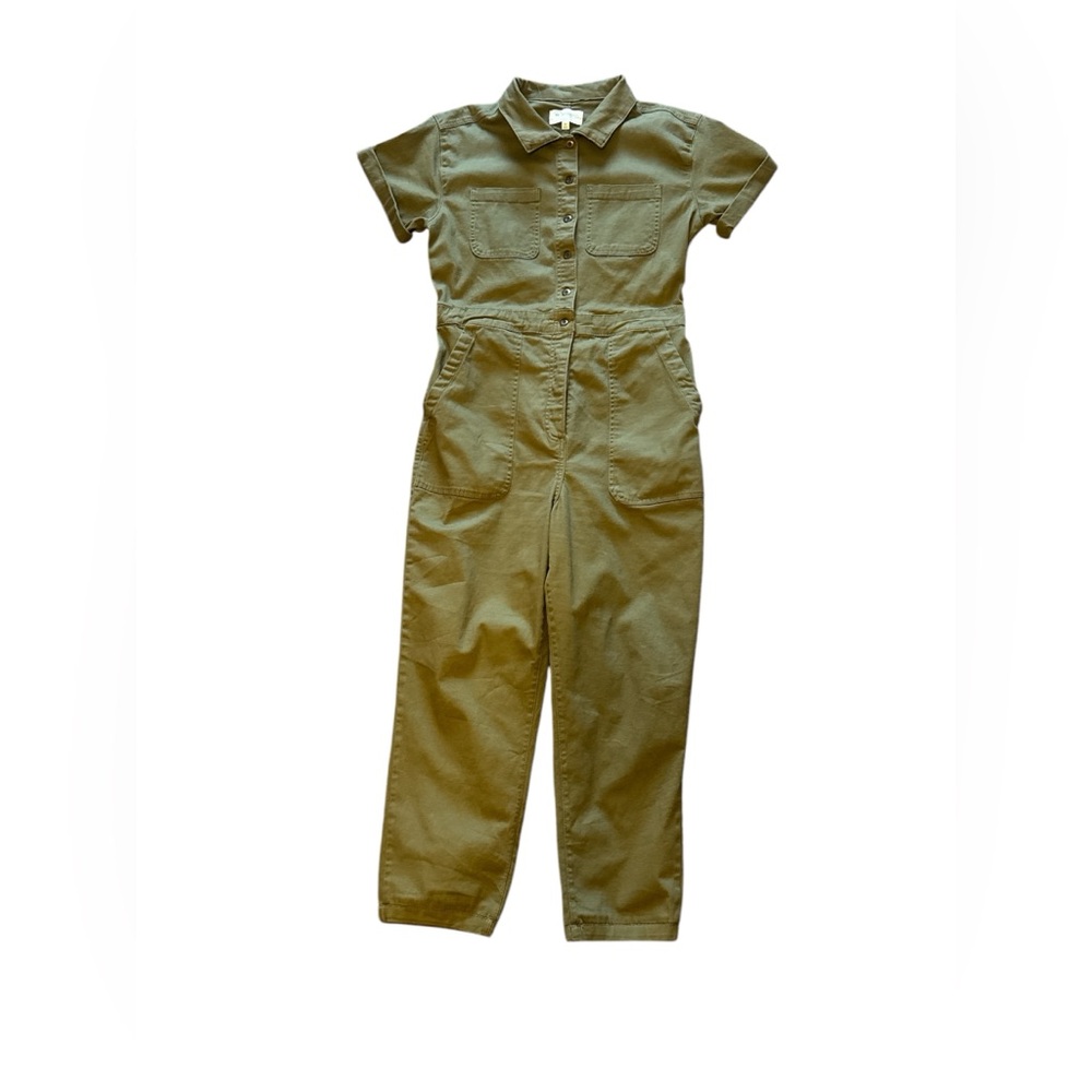 Olive Green Utility Jumpsuit